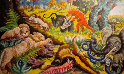 Exhibition of works by the naïve painter Teofil Ociepka