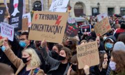 Protest against abortion ban, Kraków (10-25)